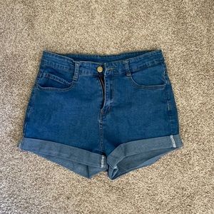 High waist Jean shorts